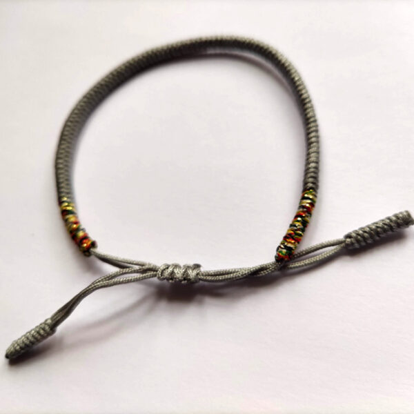 Bracelet tibétain Gris Argent